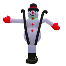 Bonhomme de neige gonflable